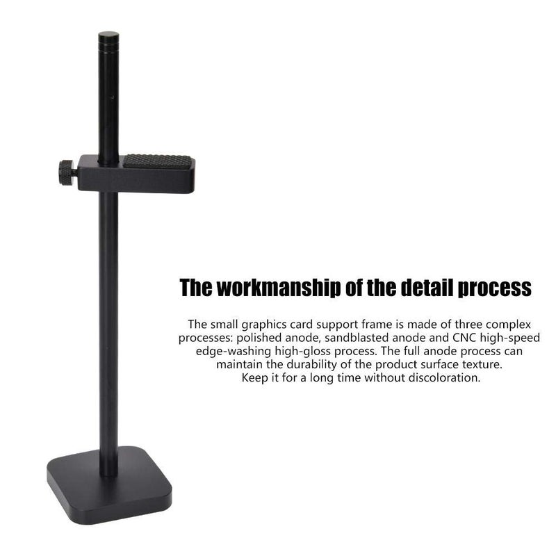 Pomya Graphics Card GPU Brace Support, Holder Bracket, Portable Aluminum Polishing Graphics Card Holder Stand Jack Adjustable Bracket Support (Black) - Image 5